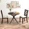 Costway Set of 2/4 Dining Chairs Wood Kitchen Side Chair with Inclined Backrest Cherry Brown